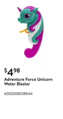 Walmart Adventure Force Unicorn Water Blaster offer