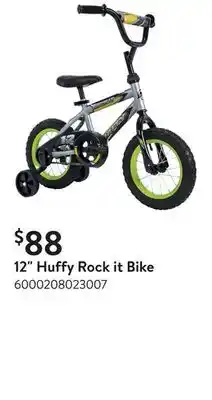 Walmart 12 Huffy Rock it Bike offer