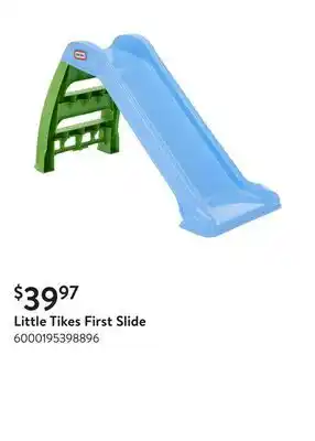 Walmart Little Tikes First Slide offer