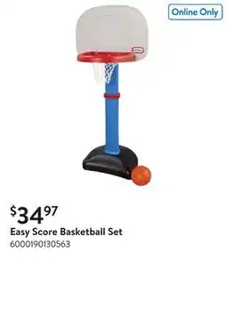 Walmart Easy Score Basketball Set offer