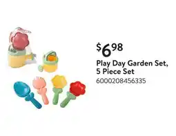 Walmart Play Day Garden Set, 5 Piece Set offer