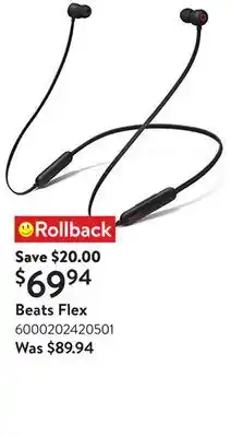 Walmart Beats Flex offer