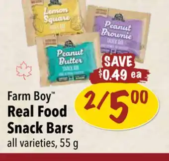 Farm Boy Farm Boy Real Food Snack Bars offer