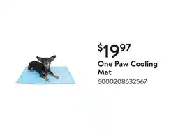 Walmart One Paw Cooling Mat offer