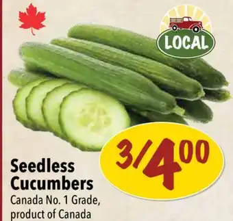 Farm Boy Seedless Cucumbers offer