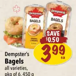 Farm Boy Dempster's Bagels offer