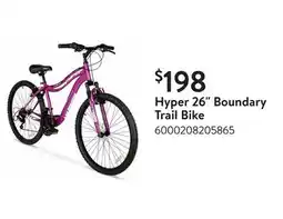 Walmart Hyper 26 Boundary Trail ​Bike offer