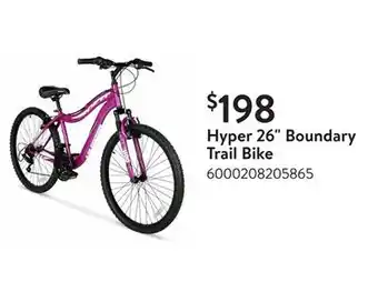 Walmart Hyper 26 Boundary Trail ​Bike offer