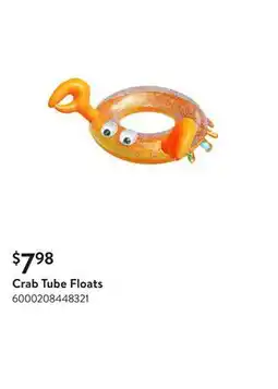 Walmart Crab Tube Floats offer