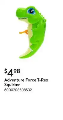 Walmart Adventure Force T-Rex Squirter offer
