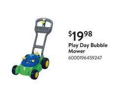 Walmart Play Day Bubble Mower offer