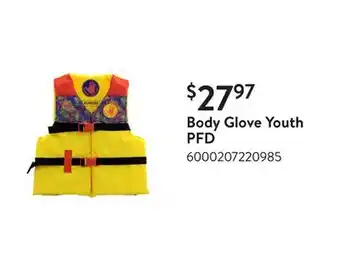 Walmart Body Glove Youth PFD offer