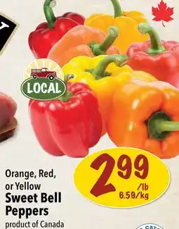 Farm Boy Orange, Red, or Yellow Sweet Bell Peppers offer