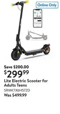 Walmart Lite Electric Scooter for Adults Teens offer