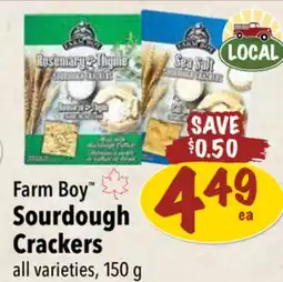 Farm Boy Farm Boy Sourdough Crackers offer