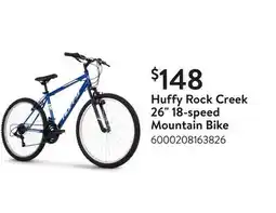 Walmart Huffy Rock Creek 26 18-speed Mountain Bike offer