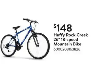 Walmart Huffy Rock Creek 26 18-speed Mountain Bike offer