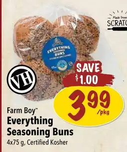Farm Boy Farm Boy Everything Seasoning Buns offer