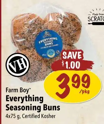Farm Boy Farm Boy Everything Seasoning Buns offer