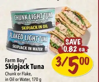 Farm Boy Farm Boy Skipjack Tuna offer