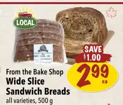 Farm Boy From the Bake Shop Wide Slice Sandwich Breads offer