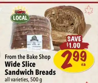 Farm Boy From the Bake Shop Wide Slice Sandwich Breads offer