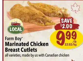 Farm Boy Farm Boy Marinated Chicken Breast Cutlets offer