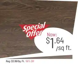 Hardwood Design Centre VINYL FLOORING offer