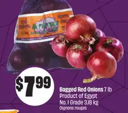 FreshCo Bagged Red Onions 7 lb Product of Egypt No. 1 Grade 3.18 kg offer