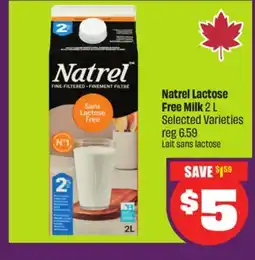 FreshCo Natrel Lactose Free Milk 2 L Selected Varieties offer