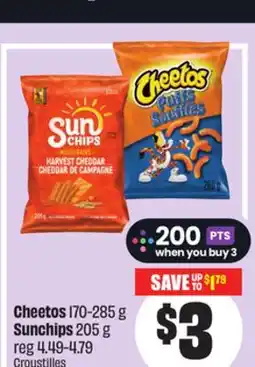 FreshCo Cheetos 170-285 g Sunchips 205 g offer