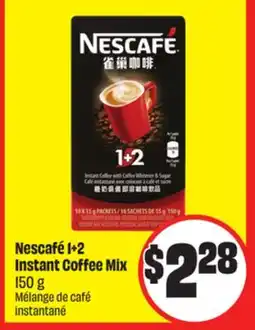 FreshCo Nescafé 1 + 2 Instant Coffee Mix 150 g offer
