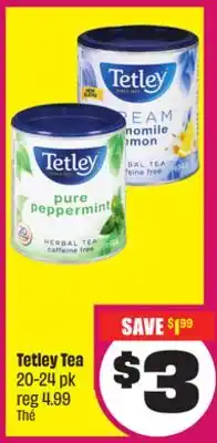 FreshCo Tetley Tea 20-24 pk offer