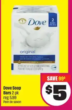 FreshCo Dove Soap Bars 2 pk offer