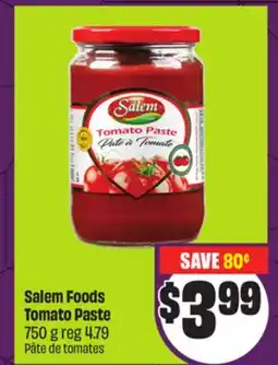 FreshCo Salem Foods Tomato Paste 750 g offer