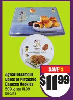 FreshCo Aghati Maamoul Dates or Pistachio Barazeq Cookies 500 g offer