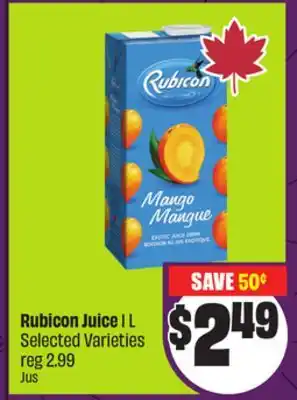FreshCo Rubicon Juice 1 L Selected Varieties offer