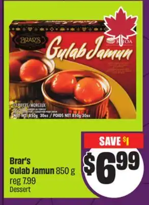 FreshCo Brar's Gulab Jamun 850 g offer