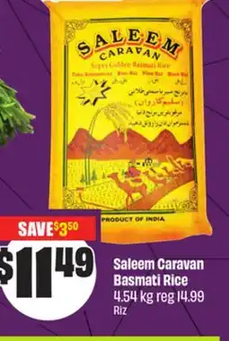FreshCo Saleem Caravan Basmati Rice 4.54 kg offer