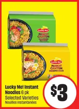 FreshCo Lucky Me! Instant Noodles 6 pk Selected Varieties offer