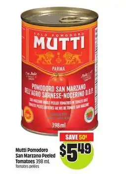 FreshCo Mutti Pomodoro San Marzano Peeled Tomatoes 398 mL offer