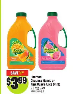 FreshCo Sherbon Chaunsa Mango or Pink Guava Juice Drink 2 L offer