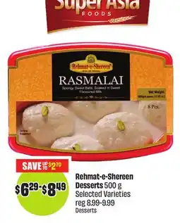 FreshCo Rehmat-e-Shereen Desserts 500 g Selected Varieties offer