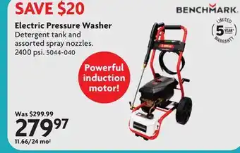 Home Hardware Electric Pressure Washer offer