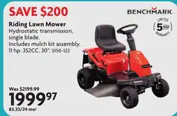 Home Hardware Riding Lawn Mower offer