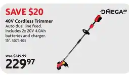 Home Hardware 40V Cordless Trimmer offer
