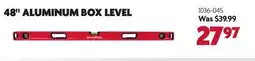 Home Hardware 48 ALUMINUM BOX LEVEL offer