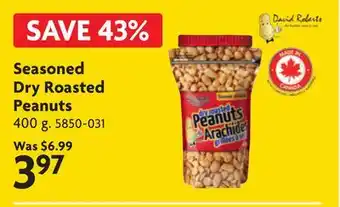 Home Hardware Seasoned Dry Roasted Peanuts offer