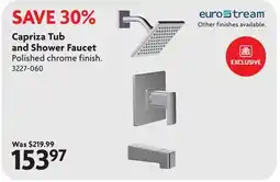 Home Hardware Capriza Tub and Shower Faucet offer