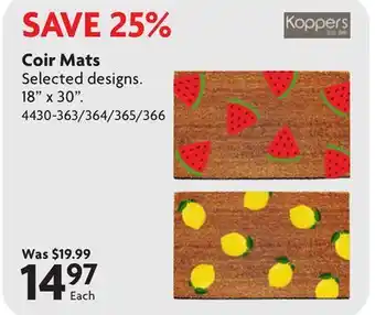 Home Hardware Coir Mats offer